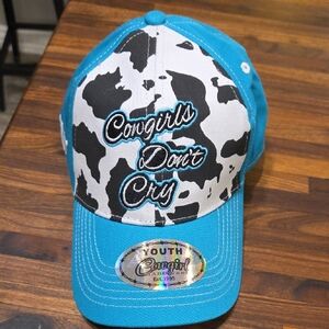Cowgirl Youth Blue and Black Hat